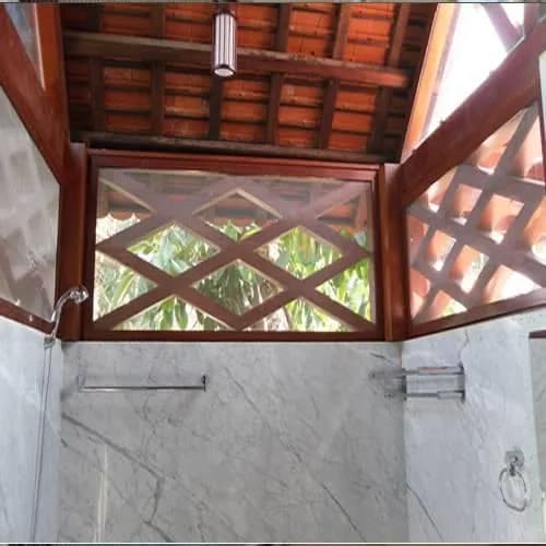 Cửa Lưới Chống Muỗi Cố Định Màu Vân Gỗ